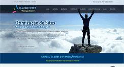 Desktop Screenshot of 4corescomunicacao.com.br